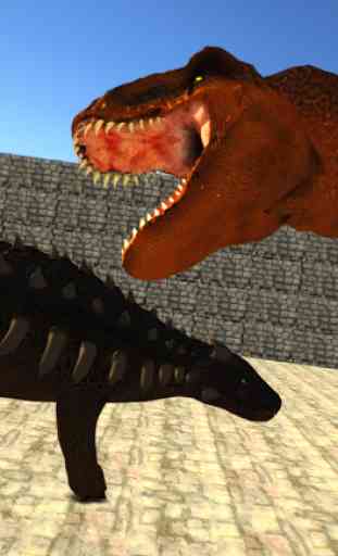 Dino Anky vs T-Rex  Colloseum 1