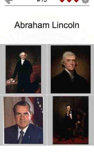 Les présidents américains - Le quiz de l'histoire 2