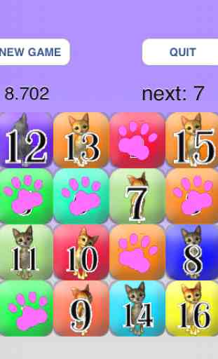 Touch the Cat’s Numbers（Toucher les chats nombres） 3