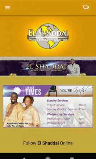 El Shaddai World Evangelism 1