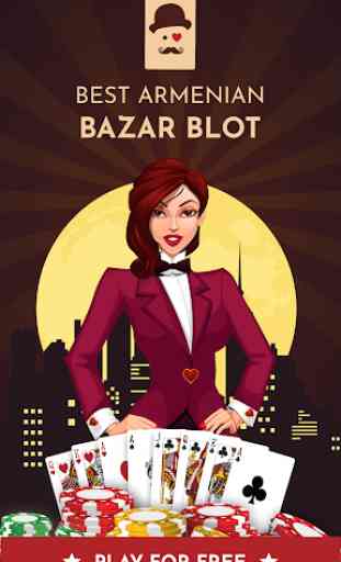 Bazar Blot Club : Best Armenian Card game : Belote 1