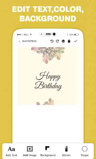 Birthday Card Maker: Greetings and Invitations 4