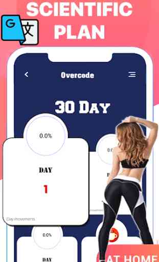 Buttocks Workout - Hips, Legs & Big Butt to 30 day 4