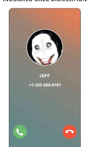 jeff the killer fake video call 3