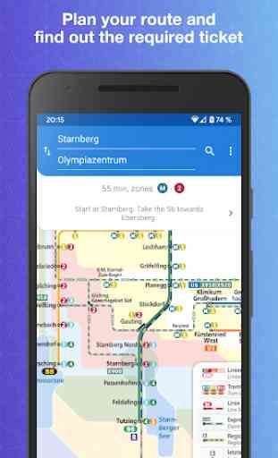Munich Subway - new MVV map and route planner 4