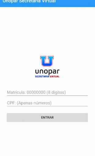 Secretaria Virtual UNOPAR 1