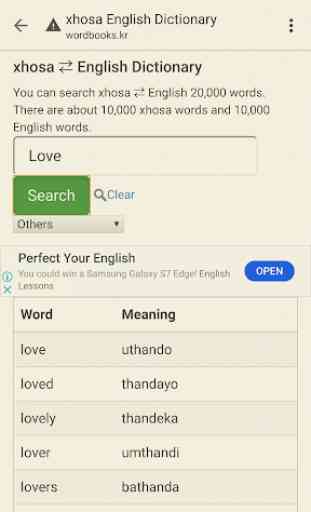 Xhosa to English Dictionary 2
