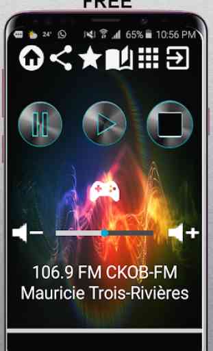 106.9 FM CKOB-FM Mauricie Trois-Rivières 106.9 FM 1