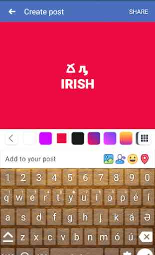 Irish English Keyboard : Infra Keyboard 3