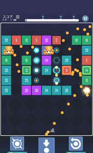 Space Attacks: Balls and Brick puzzle master 1