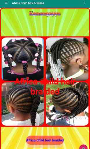 tressé enfants africains cheveux 2