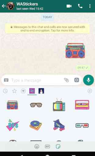 WAStickerApps  80's Stranger Things Retro Stickers 4