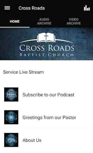 Cross Roads Baptist Church App 1