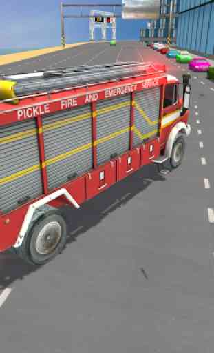 Fire City Truck Rescue Driving Simulator 1
