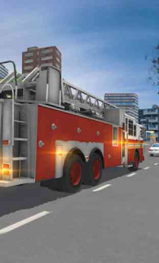 Fire City Truck Rescue Driving Simulator 3