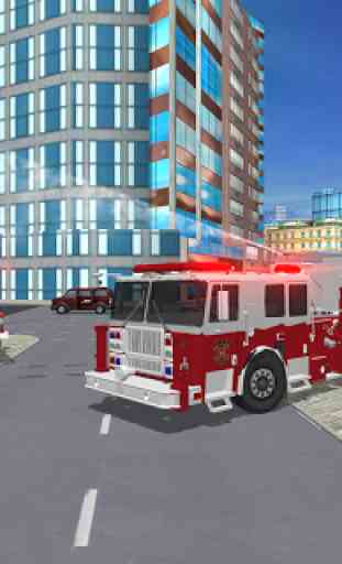 Fire City Truck Rescue Driving Simulator 4