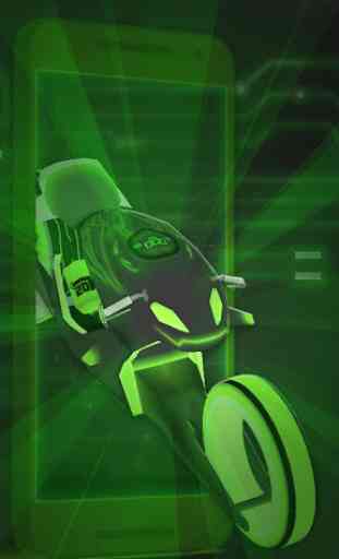 Neon Bike 3D Theme 3