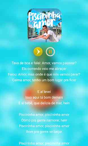 Piscininha Amor - Musica 1
