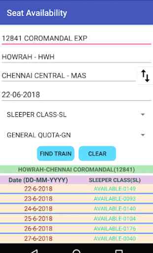 Pocket Railway Enquiry(India) 1