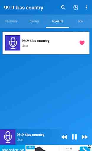 radio for 99.9 kiss country App usa 1