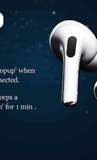 AirBuds Popup Free - An AirPod Battery App 4