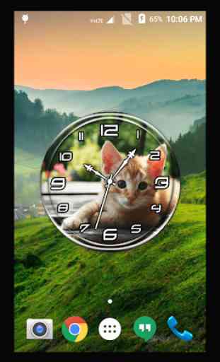 Cat Clock Live Wallpaper 2