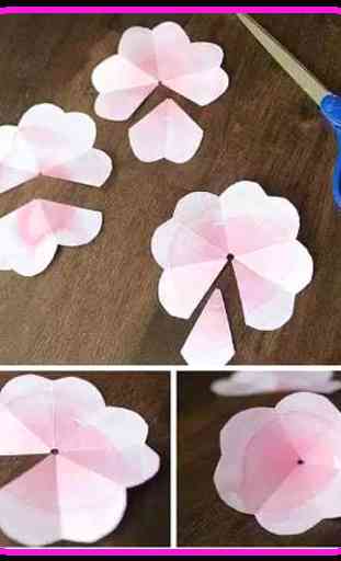 Comment faire des fleurs à partir de papier 2