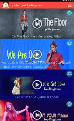 Jennifer Lopez Top Ringtones 1