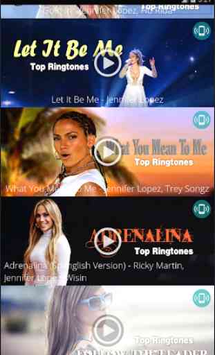 Jennifer Lopez Top Ringtones 3