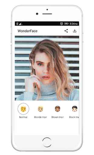 WonderFace - Transform your face and hair style 2