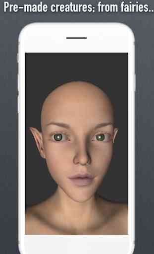Face Model - 3D virtual human head pose tool 3