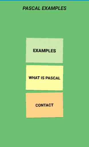 Pascal Examples 1