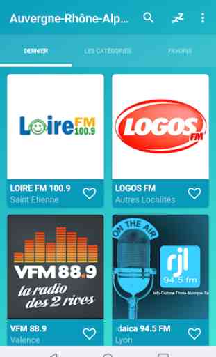 Radio Auvergne-Rhône-Alpes en ligne 1