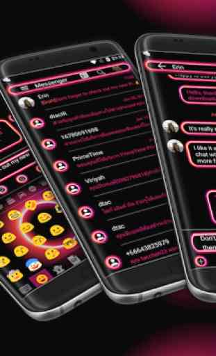 Retro Pink SMS Messages 1