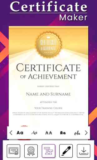 Certificate Maker - Professional Certificate Maker 3