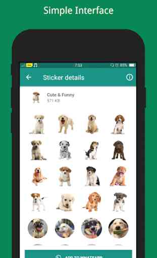 Dog Stickers WAStickerApps 3