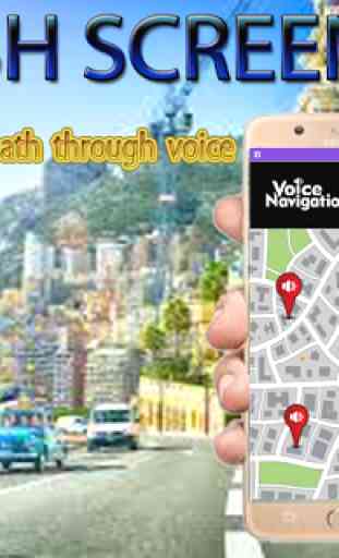 Free Voice Gps route finder ,Voice Navigation map 1