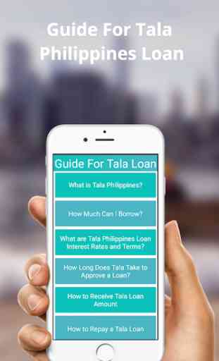 Guide For Tala Loan Philippines - Personal Loan 1