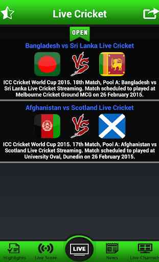 Live Cricket TV 2