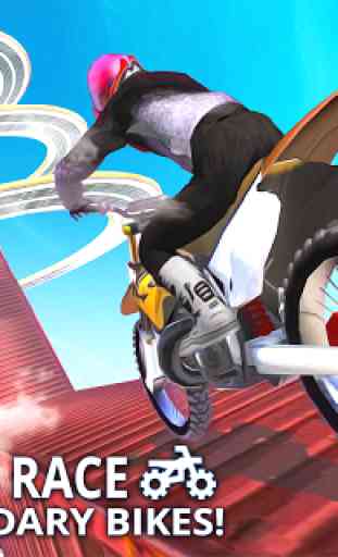 Mega Ramp Bike Racing - Moto Stunt Master 4