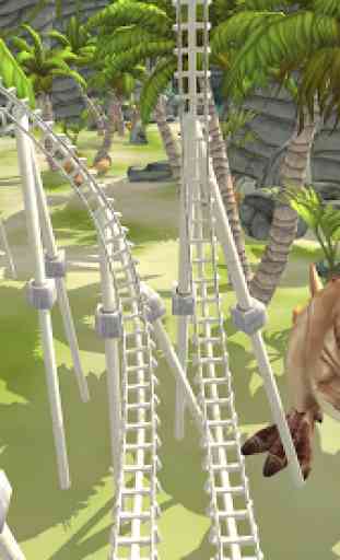 VR Jurassic Dino Park World & Roller Coaster 360 4