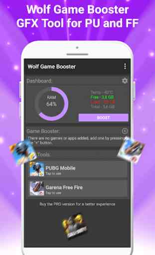 Wolf Game Booster & GFX Tool for PU and FF 1