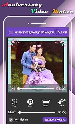 Anniversary Video Maker With Music 4