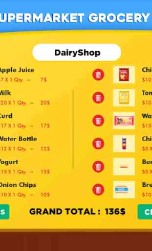 Grocery Supermarket Shopping- Cash Register Games 4