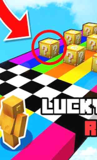 Lucky Block Race Maps for Minecraft PE 2