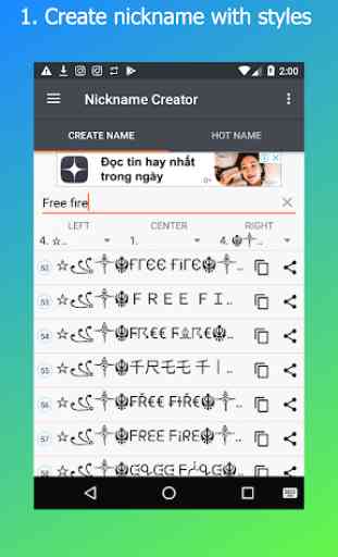 Name Creator For Free Fire 1