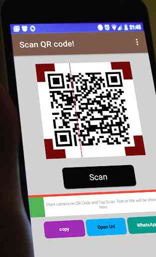 Now QR Scanner - Scan Copy or share QR code Data 1