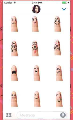 Stickers GIF Finger Smiley 3