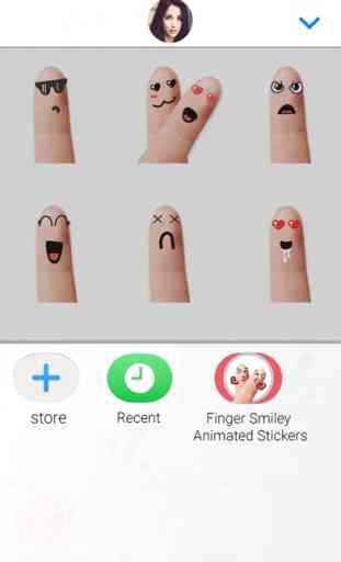 Stickers GIF Finger Smiley 4