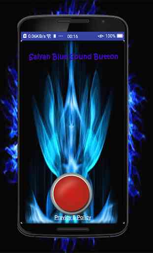Bouton de son bleu de Saiyan 1